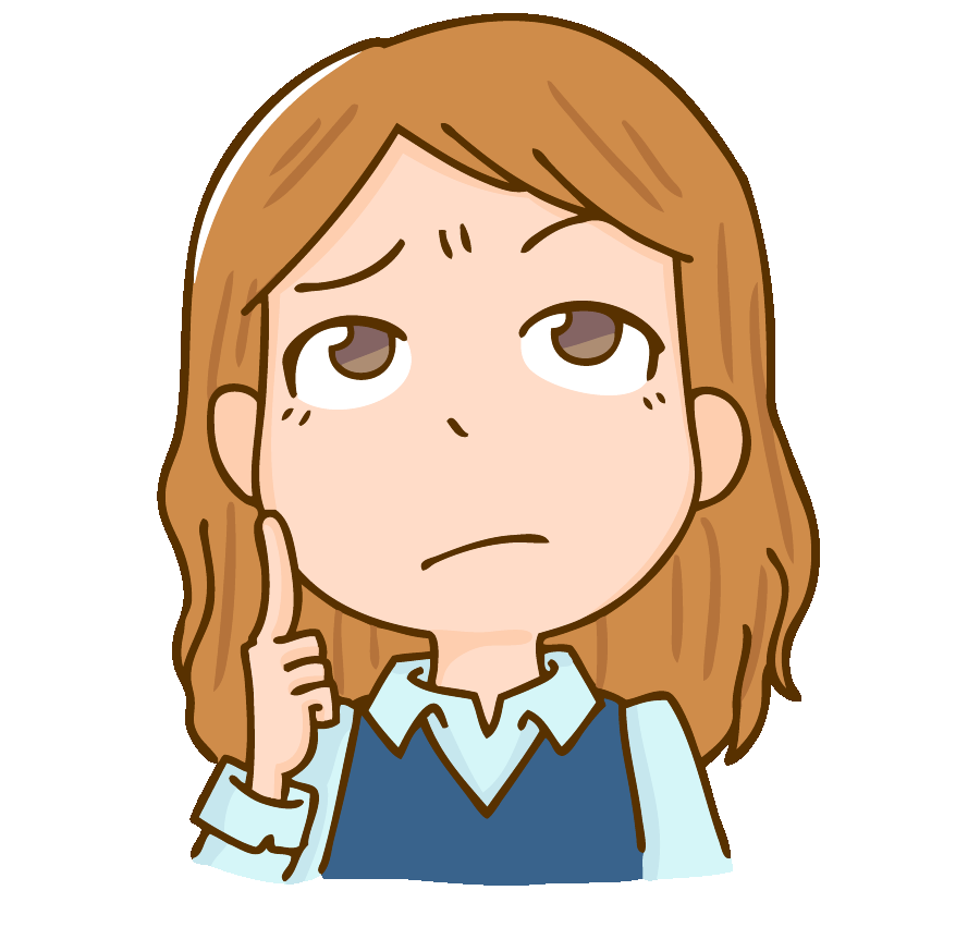 考え事をする女性